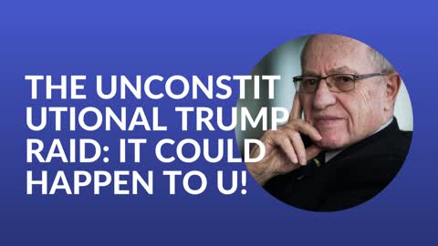 The unconstitutional Trump raid: it could happen too u!