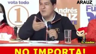 El Lelo Arauz, amante d Rafael Correa,afirma q no importa si le da COVID a los jóvenes y contagien