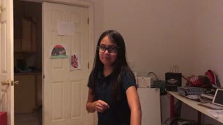 Young girl can't say specific
