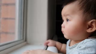 Baby is close to cry when her Dad sings Lullaby