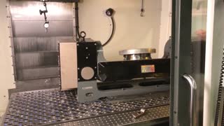 Quick Change A Haas TR210 Trunnion with Elijah Tooling Quick Change Plates