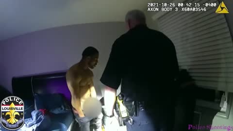 Officers said he had to leave, instead he grabbed a gun
