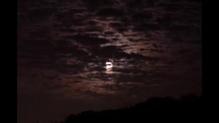 time lapse moonrise