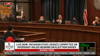 Witness #22 testifies at Michigan House Oversight Committee hearing on 2020 Election. Dec. 2, 2020.