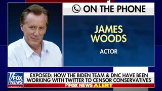 James Woods tells Tucker Carlson that he will be suing the DNC.