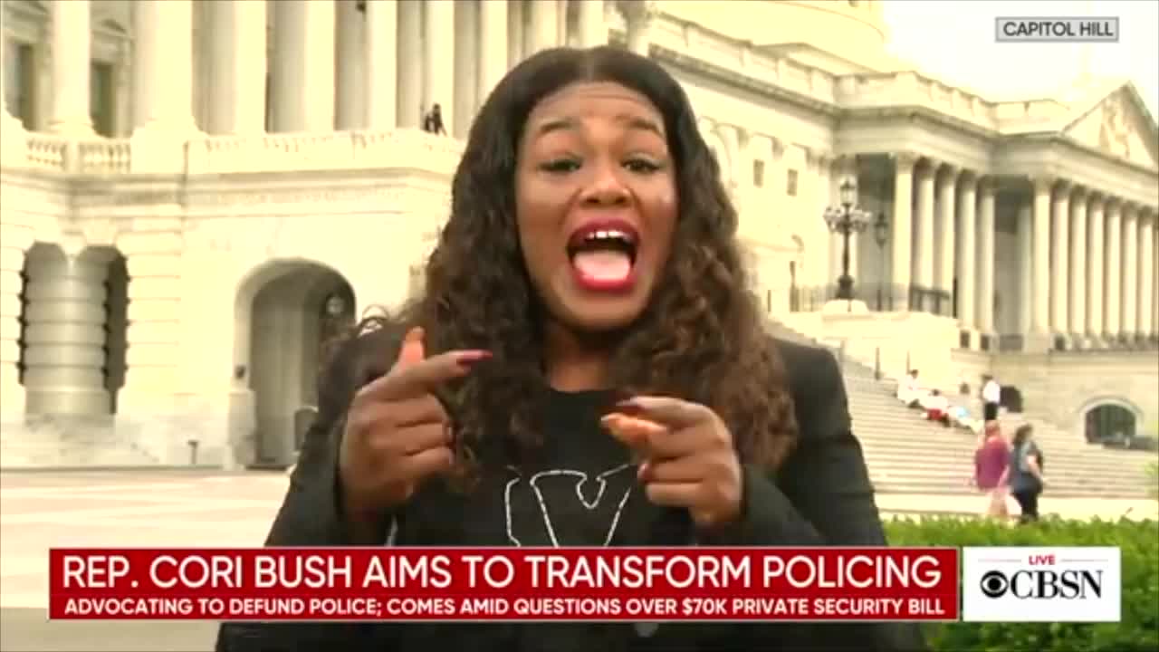 Cori Bush Asked Why She Needs Security If She Is Trying To Defund The Police 6104