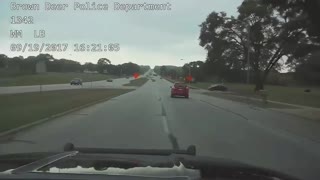 Intense Dashcam Footage Of Police Pursuit In Wisconsin