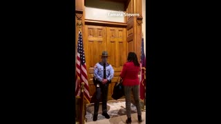 Georgia state lawmaker arrested protesting new voting law