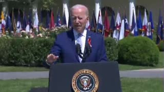 Biden CONFRONTED live during insane gun control speech