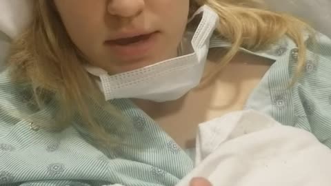 Parker waking up from surgery