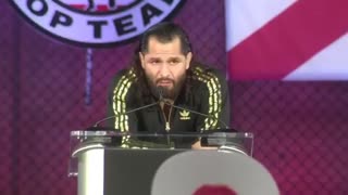 UFC's Jorge Masvidal Gives Passionate Speech Backing Trump