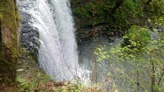 Beautiful hidden waterfall