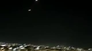 Iron dome takes down rockets fired from Gaza over central Isreal