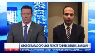 WATCH: George Papadopoulos Reacts to Being Pardoned by President Trump