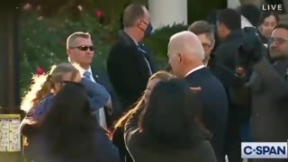 Video of Little Girl Recoiling From Biden Goes Viral