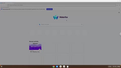 How to install the Waterfox browser on a Chromebook