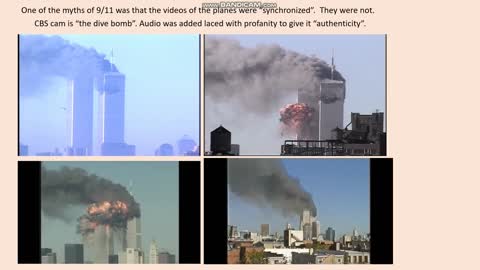 The 9/11 planes were not synchronized.