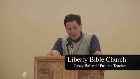 Liberty Bible Church / Total Forgiveness Through Christ / Colossians 2:11-15
