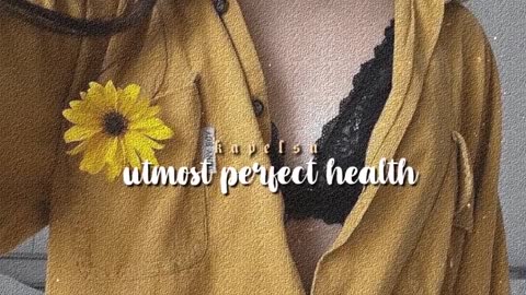 ੈ perfect health [listen once subliminal] Affirmations