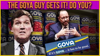 Tucker Stunned By The Goya Guy!!!