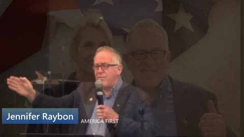 Trevor Loudon speaking of the great candidate Jennifer Raybon