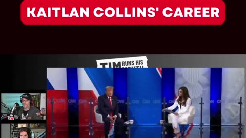 Trump ended Kaitlan Collins' career at the CNN town hall...