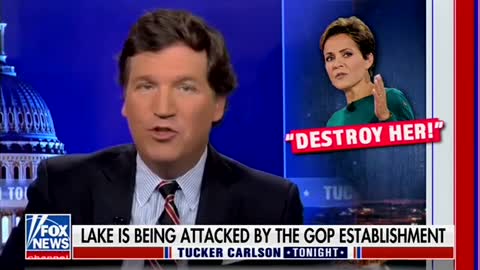 Tucker Carlson Spends His Whole Monologue on Kari Lake and It's Epic