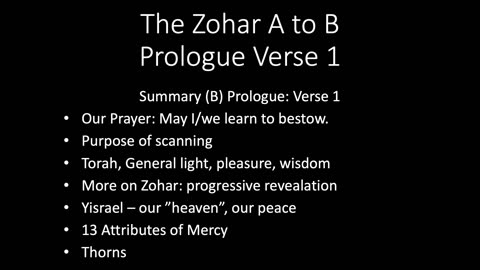 045 - The Zohar A to B – Verse 1 Level B
