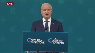 Conservative Leader Erin O’Toole gives an election night speech (2/2)