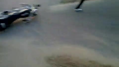 A sudden Funny Accident From A motorcycle