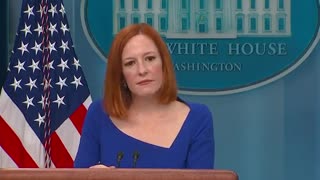 Psaki on House Majority Leader Steny Hoyer saying "it is unfortunate that at a time of war, that we spend all the time blaming our own president"