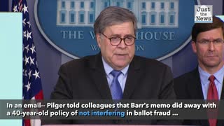 Justice official leaves election crimes division after Barr authorizes election fraud investigations