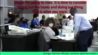 Another video of Georgia voter fraud
