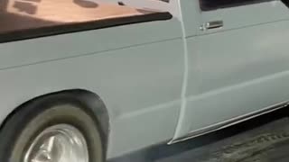 Chevy S-10 Drag Racing Burnout