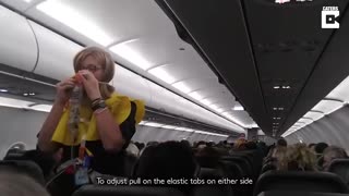 This Flight Attendant will make you laugh! So funny