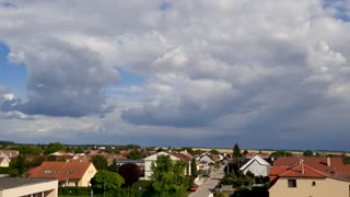 Amazing time-lapse of the movement of clouds in slovakia