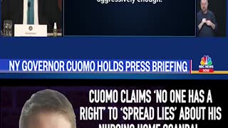 CUOMO CLAIMS 'NO ONE HAS A RIGHT' TO 'SPREAD LIES' ABOUT HIS NURSING HOME SCANDAL!
