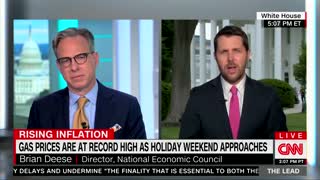 CNN's Jake Tapper Cuts Off White House Adviser Attempting To Pin Putin For High Gas Prices