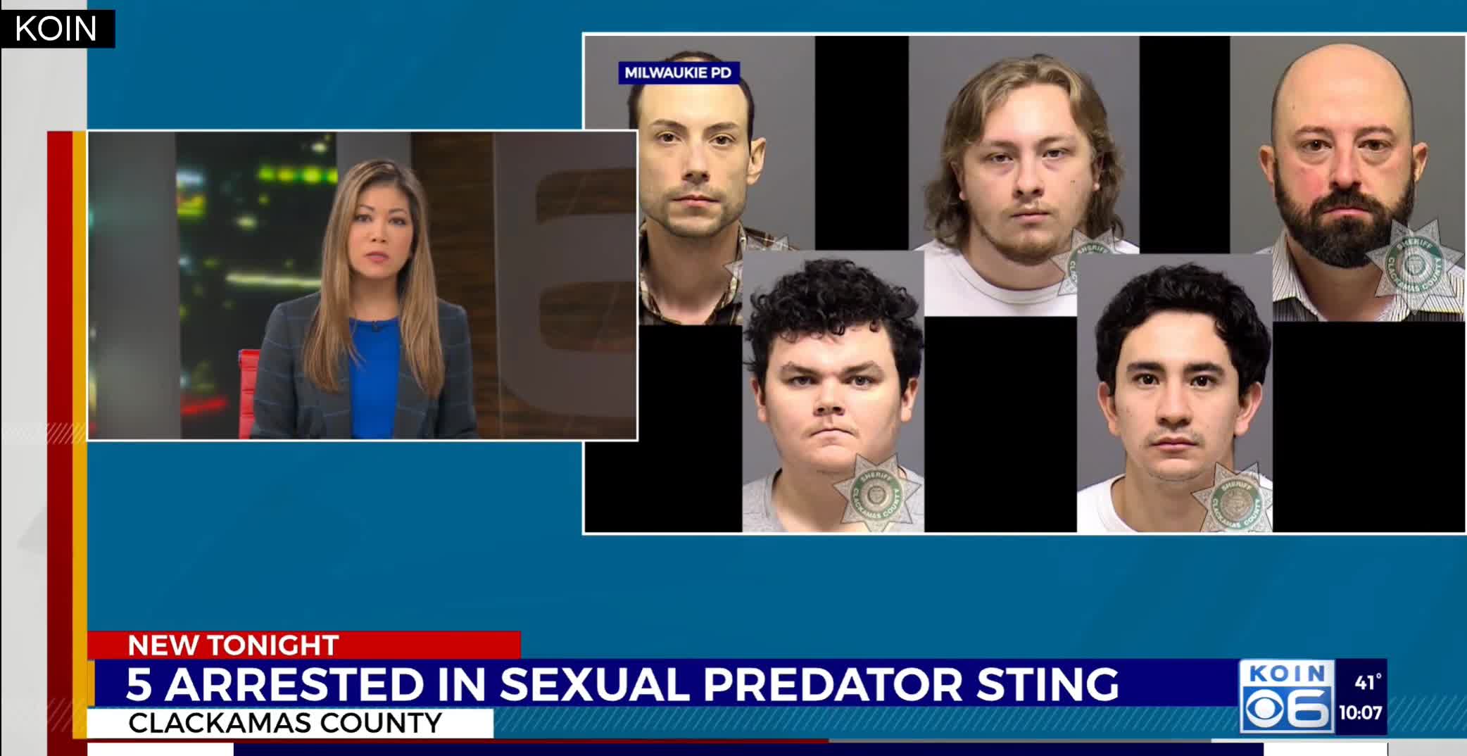 Five Arrested In Sexual Predator Sting Operation 