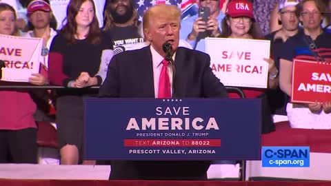 FULL: Donald Trump Speaks at Prescott, Arizona Rally on July 22, 2022