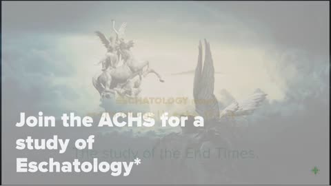 "Eschatology" faith study with Anglican Church of the Holy Spirit, Arizona