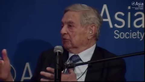George Soros 2015 "En NWO, hvor Kina ville en stormagt, og det ville være det positive resultat"