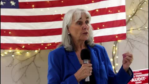 Candidate for WI. Governor Joan Beglinger at H.O.T. Meeting