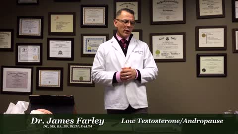 Dr. James Farley - Low Testosterone Andropause - Help
