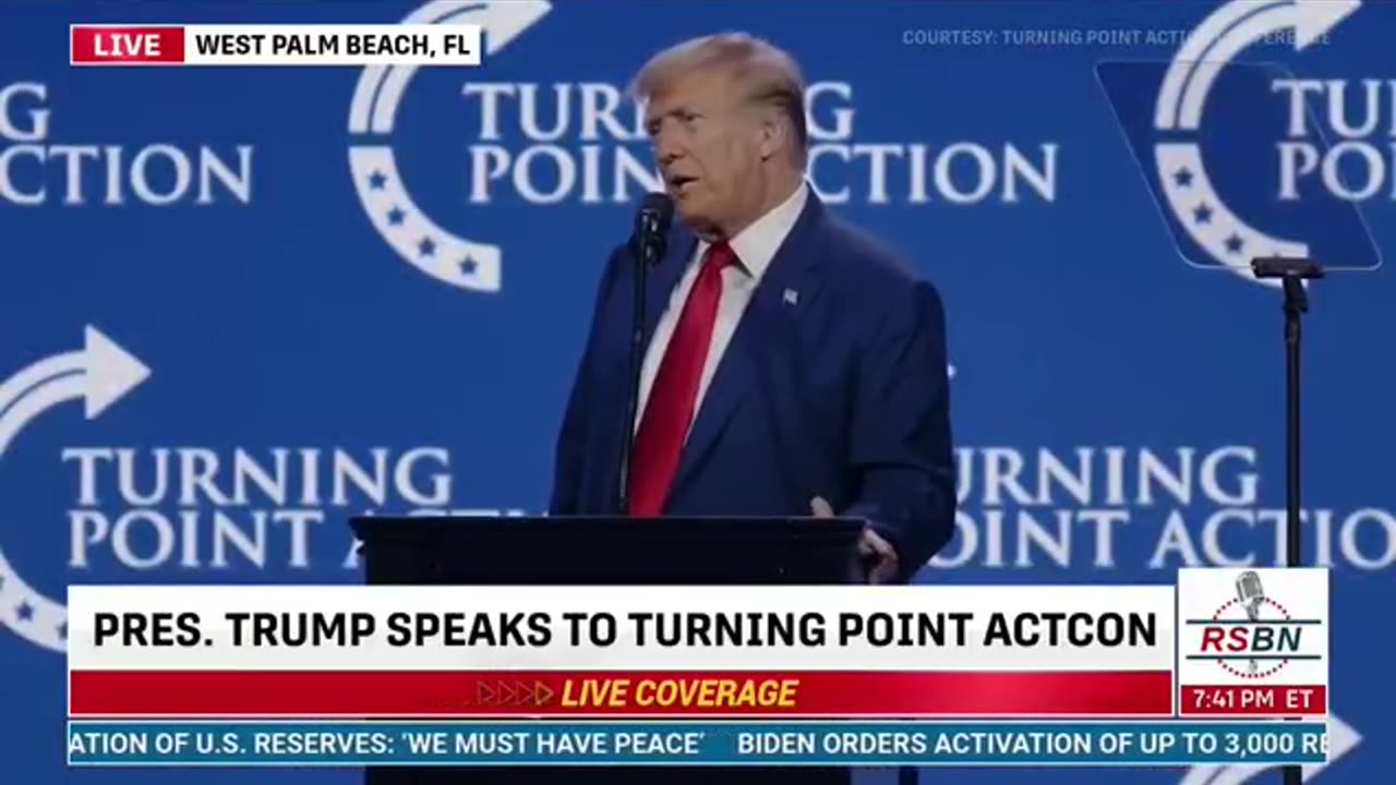 Trump at Turning Point Action Conference ‘2024 is our FINAL battle!‘