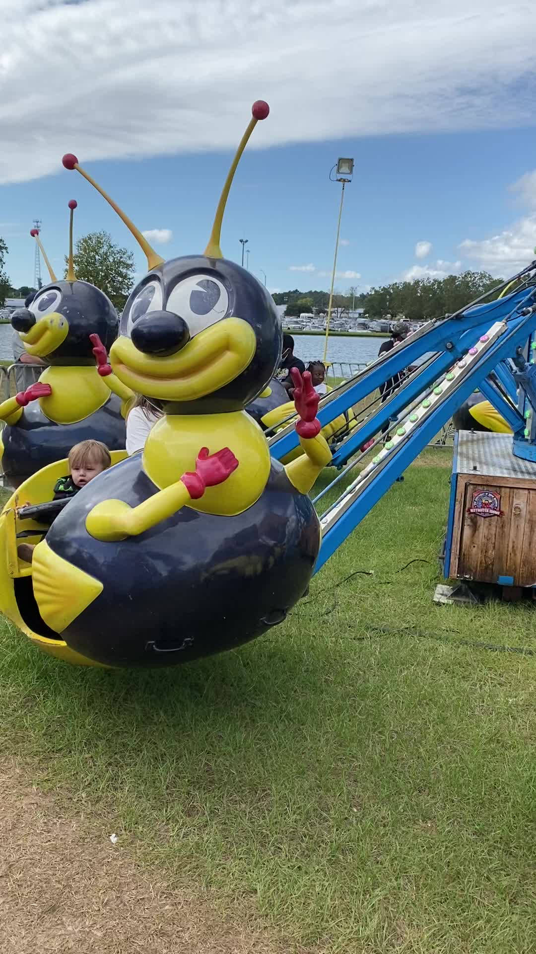 Kids ride at Perry fair