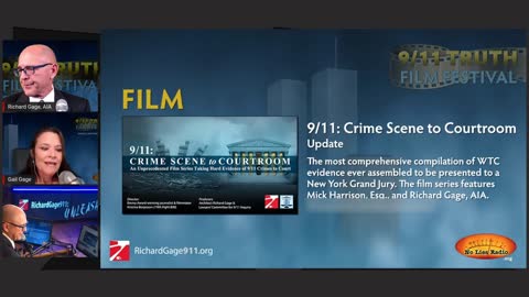 Theater 6 – 9/11: Crime Scene to Courtroom Fundraiser with Richard & Gail Gage