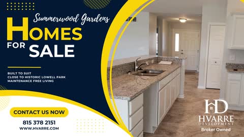 Affordable New Townhomes for Sale at Summerwood Garden Townhomes and Estates in Dixon, IL