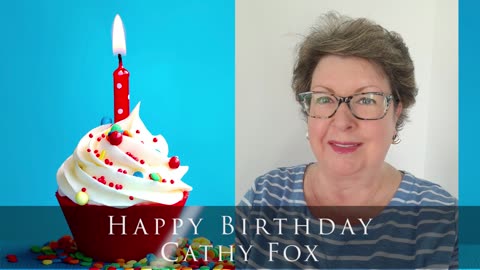 Happy birthday to Cathy