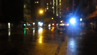 Upper East Side, Manhattan, New York City - the night before Hurricane Sandy